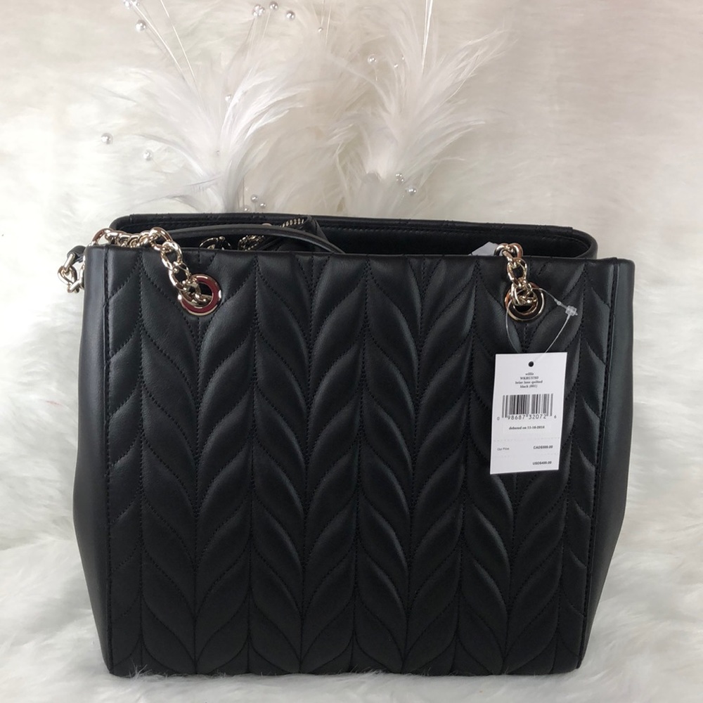 ♠️2PCS Kate Spade♠️Briar Lane Quilted Black Willis - Picture 2 of 8